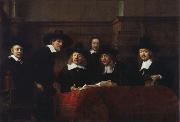 REMBRANDT Harmenszoon van Rijn The Syndics oil painting picture wholesale